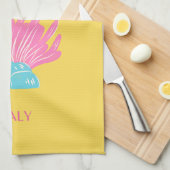 Capri Dolce Vita, Travel Art, Gelb Geschirrtuch (Viertel Falte)