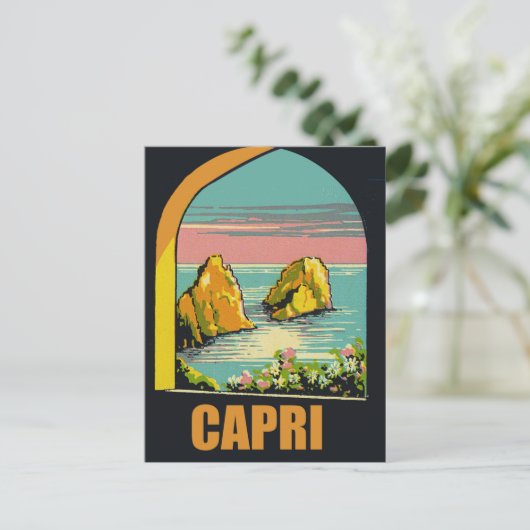 Capri durch den Arc Postkarte (Stehend Vorderseite)