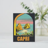 Capri durch den Bogen Postkarte (Stehend Vorderseite)