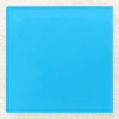 Capri (einfarbig)  glasuntersetzer (Vorderseite)
