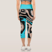 Capri erarbeiten Pfannen Leggings (Rückseite)
