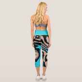 Capri erarbeiten Pfannen Leggings (Rückseite)