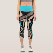 Capri erarbeiten Pfannen Leggings (Vorderseite)