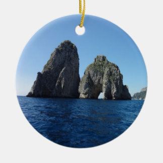 Capri Faraglion schaukelt Italien Keramik Ornament