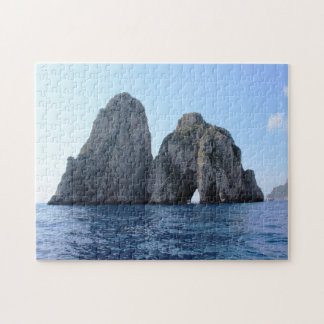 Capri Faraglioni - Mittelmeer Fotografie Puzzle