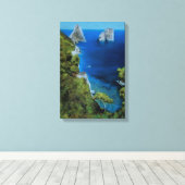 Capri Faraglioni Rocks Leinwanddruck (Insitu (Holzboden))