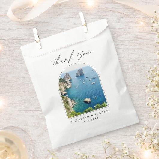 Capri Gastgeschenk Hochzeit Italien Foto Vielen Da Geschenktütchen (Ausgeschnitten)