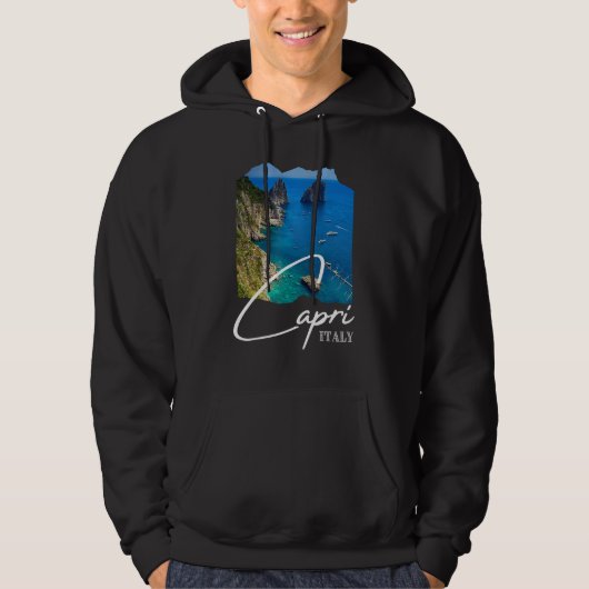 Capri Island  Capri Italy  Capri Souvenir Hoodie (Vorderseite)