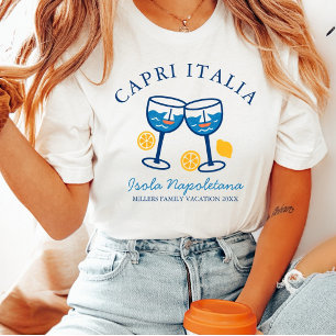 Capri Italia Individueller Familienurlaub T-Shirt