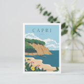Capri Italien Berühmte Sehenswürdigkeiten Postkarte (Stehend Vorderseite)