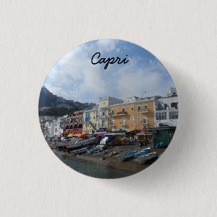 Capri, Italien Button