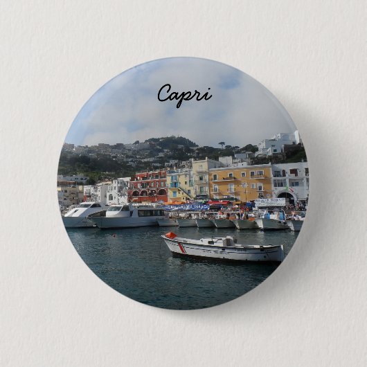 Capri, Italien Button (Vorderseite)