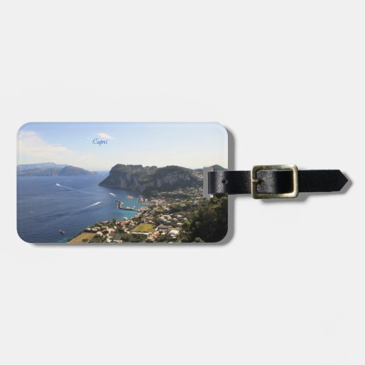 Capri, Italien, Fotografie, Gepäckmarke Gepäckanhänger (Vorderseite horizontal)