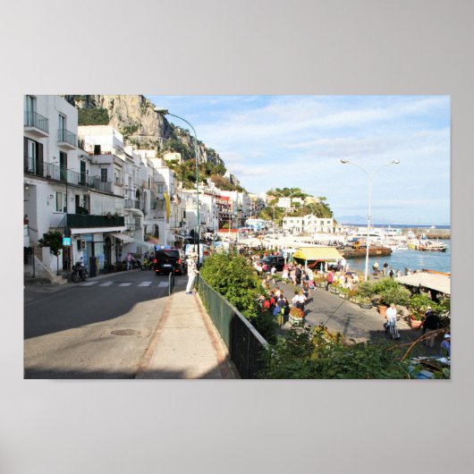 Capri, Italien, Fotografie, Kunst Poster (Vorne)