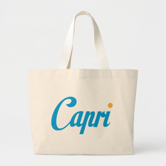 CAPRI Italien Jumbo Stoffbeutel (Vorne)