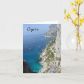 Capri, Italien Karte (Gelbe Blume)