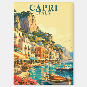 Capri Italien Marina Grande Hafen Souvenir Magnet