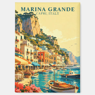 Capri Italien Marina Grande Hafen Souvenir Magnet