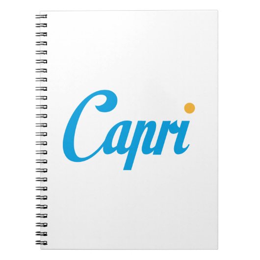 CAPRI Italien Notizblock (Vorderseite)