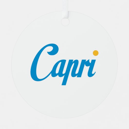 CAPRI Italien Ornament Aus Metall (Vorderseite)