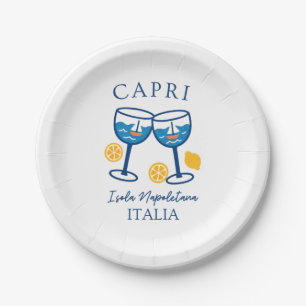 Capri-Italien-Party Pappteller