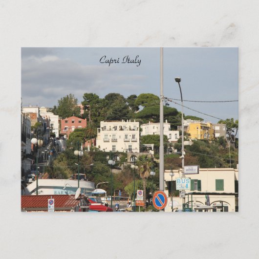Capri, Italien, Postkarte (Vorderseite)