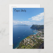 Capri Italien Postkarte (Vorne/Hinten)