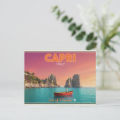 Capri, Italien Postkarte (Stehend Vorderseite)