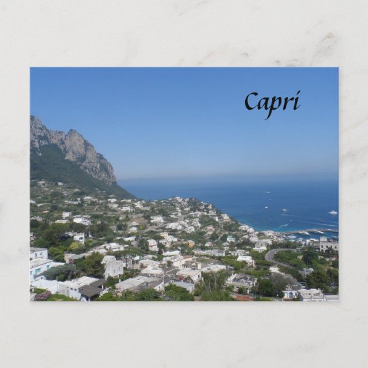 Capri, Italien Postkarte (Vorderseite)