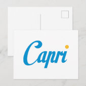 CAPRI Italien Postkarte (Vorne/Hinten)