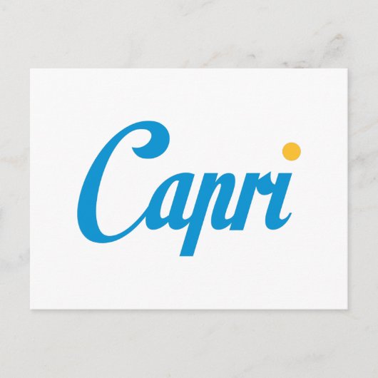 CAPRI Italien Postkarte (Vorderseite)