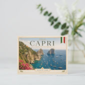 Capri - Italien Postkarte (Stehend Vorderseite)