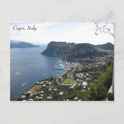 Capri, Italien Postkarte (Vorderseite)
