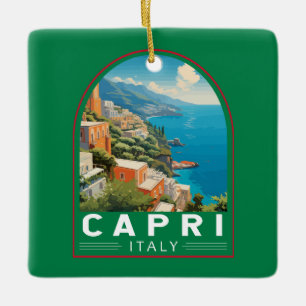Capri Italien Reisen Kunst Vintag Keramikornament