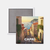 Capri Italien Reisen Magnet (Vorderseite/Rückseite)