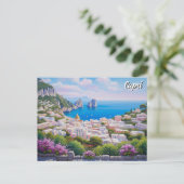 Capri Italien Reisen Postkarte (Stehend Vorderseite)