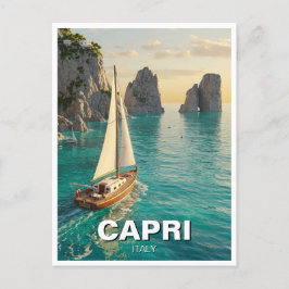Capri Italien Reisen Postkarte
