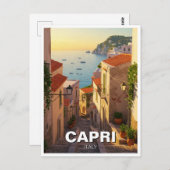 Capri Italien Reisen Postkarte (Vorne/Hinten)