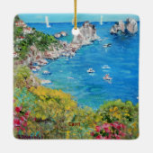 Capri, Italien - Verzierung Keramikornament (Rückseite)