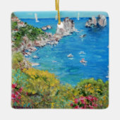 Capri, Italien - Verzierung Keramikornament (Vorderseite)