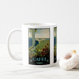 Capri, Italien, Vintage Reiseposter Art Italia Kaffeetasse