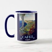Capri, Italien Vintage Tourismus Tasse (Links)