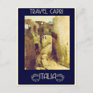 Capri, Italien Vintage Travel Postcard Postkarte