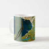 Capri, Italien, Vintage Travel Poster Art Italia Kaffeetasse (Vorderseite Links)