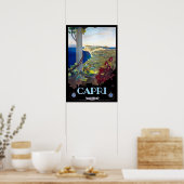 Capri, Italien Vintage Travel Tourism Poster (Küche)