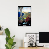 Capri, Italien Vintage Travel Tourism Poster (Heimbüro)