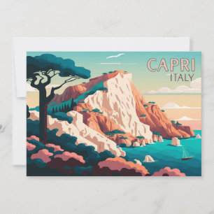 Capri Italien Zitronen Mittelmeer Insel Retro