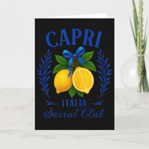 Capri Italien Zitronen Reise Kampanien Tyrrhenisch Karte