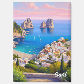 Capri Italy Paiinting Magnet (Vorderseite)