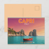 Capri, Italy Postcard Postkarte (Vorne/Hinten)